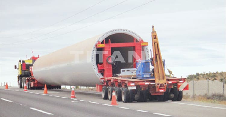  Wind Turbine Tower Transport Trailer for Sale 