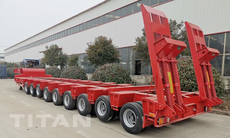 Hydraulic Multi Axle Low Bed SPMT Trailer will be shipped to Kazakhstan