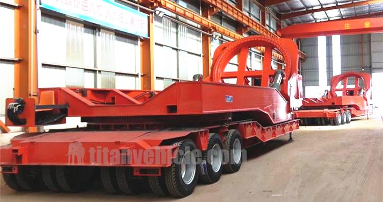 More Efficient Transportation for Wind Blade Trailer