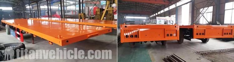 45Ft Flatbed Semi Trailer for Sale in Burundi Gitega