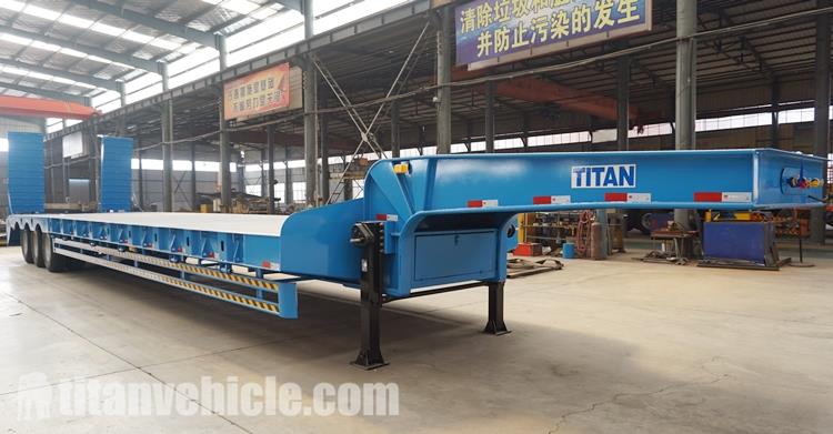 Tri Axle 80 Ton Low Loader Trailer for Sale in Nigeria Lagos - TITAN Vehicle