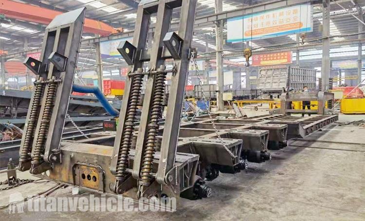 4 Axle 100T Excavator Trailer for Sale in Guyana