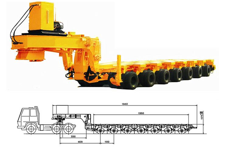 Modular Trailer for Sale | Main components of hydraulic modular trailer