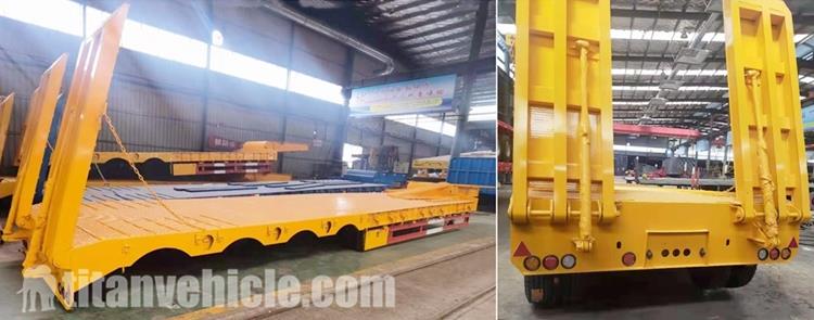 4 Axle 80 Ton Low Bed Truck Trailer for Sale In Chile Valparaíso