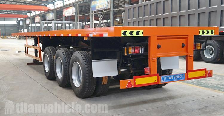 Tri Axle Flat Deck Trailer for Sale in Mali - TITAN Vehicle
