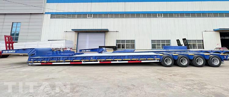 4 Line 8 Axle Specialized Heavy Haul Lowboy Trailer for Sale in Guinea
