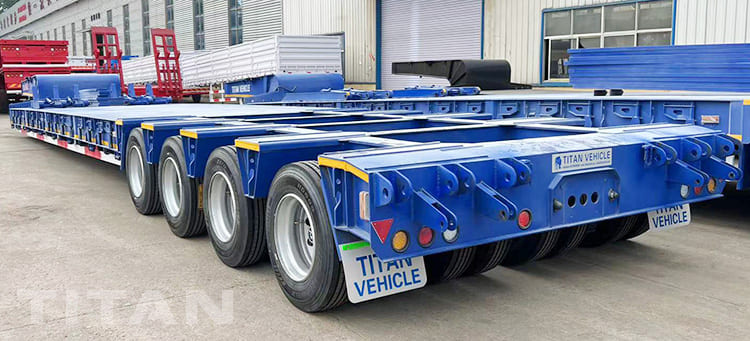 4 Line 8 Axle Specialized Heavy Haul Lowboy Trailer for Sale in Guinea
