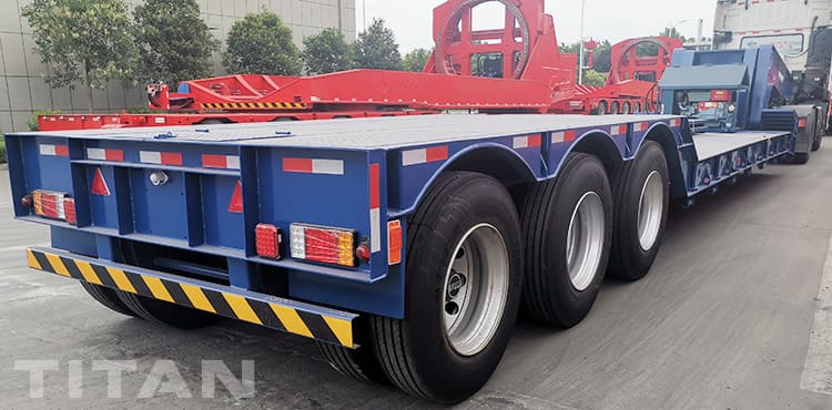 80T 3 Axle Lowboy Detach Gooseneck Trailer for Sale in Dominica