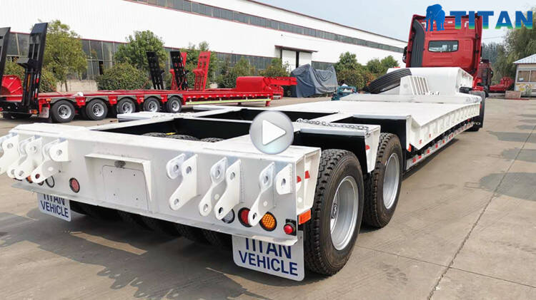 2 Line 4 Axle Low Bed Trailer