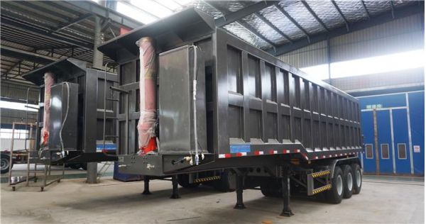 80Ton Dump Tipper Trailer will be sent to Mozambique