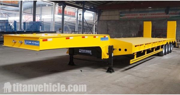 4 Axle 100T Excavator Trailer for Sale in Guyana